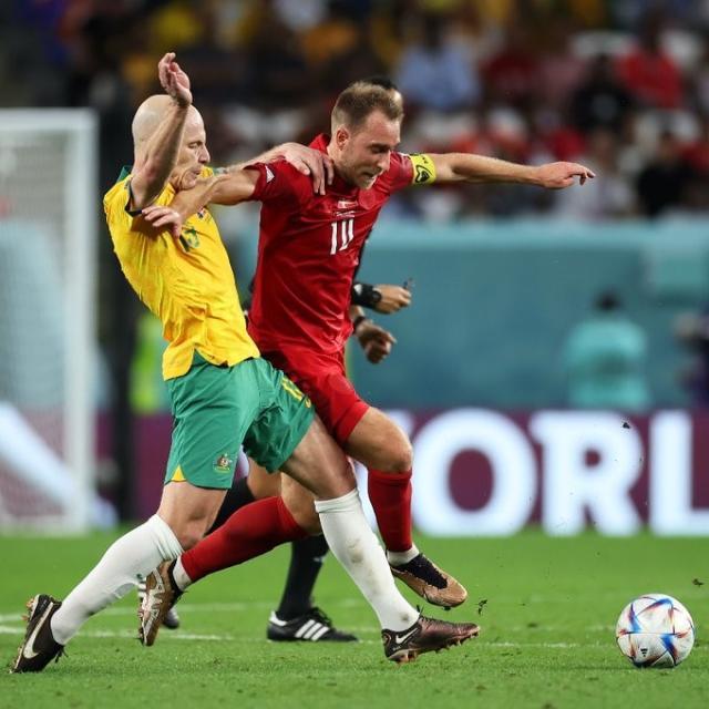 【世界杯】莱基一击致命力保出线，澳大利亚1-0丹麦