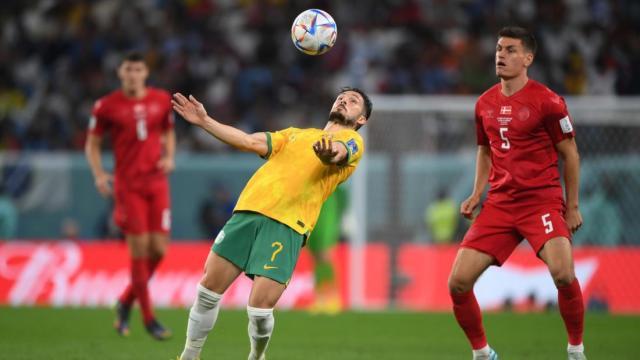 【世界杯】莱基一击致命力保出线，澳大利亚1-0丹麦